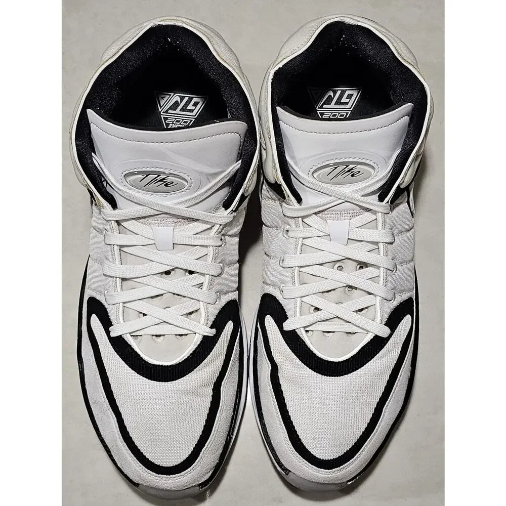 Nike Air Zoom GT Hustle 2 White Black Men's Size 14 Basketball Shoes DJ9405